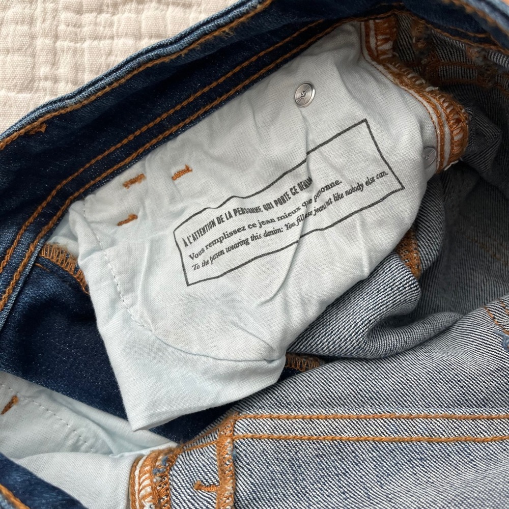 Sezane Slim Parfait Jeans Denim Blue 24 NWOT - Picture 7 of 11